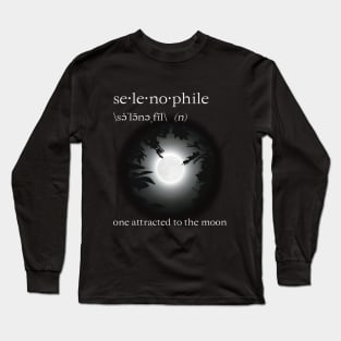 Encyclopaedia tenebrarum: Selenophile Long Sleeve T-Shirt